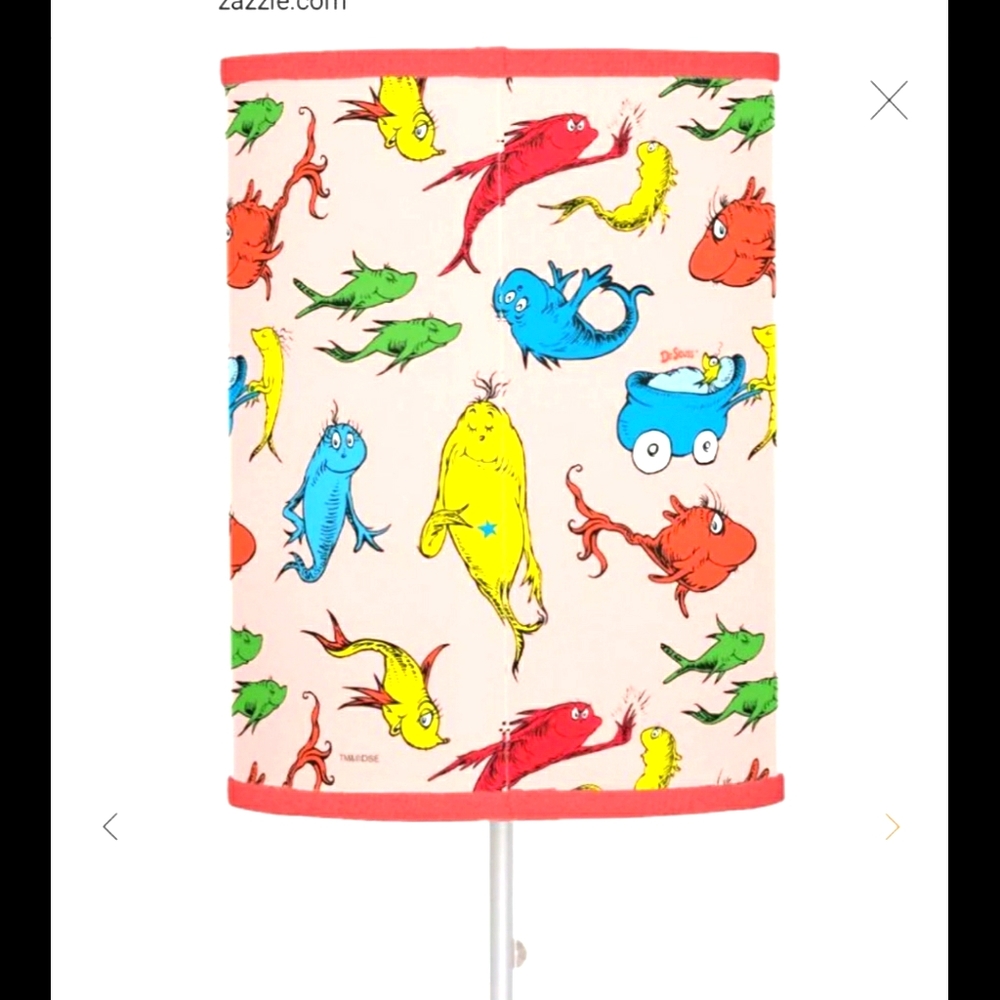Dr. Suess nursey decor, one fish, two fish.lot